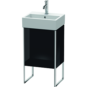 Duravit XSquare Waschtisch-Unterschrank XS4470L4040 43,4x49,1x34cm, Tür links, schwarz hochglanz