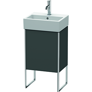 Duravit XSquare Waschtisch-Unterschrank XS4470L4949 43,4x49,1x34cm, Tür links, Graphit matt