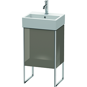 Duravit XSquare Duravit XS4470L8989 43.4x49.1x34cm, porte à gauche, gris flanelle brillant