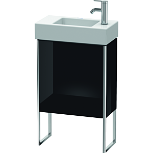 Duravit XSquare Waschtisch-Unterschrank XS4471R4040 48,4x49,1x24cm, Tür rechts, schwarz hochglanz