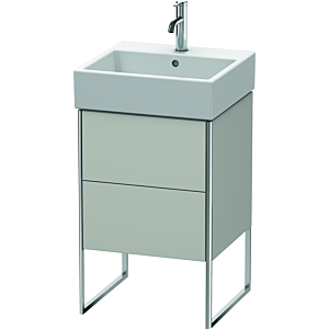 Duravit XSquare Waschtisch-Unterschrank XS447200707 48,4x49,1x46cm, 2 Auszüge, Betongrau matt