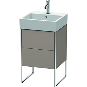 Duravit XSquare Duravit XS447204343 48,4x49,1x46cm, 2 coulissants, basalte mat