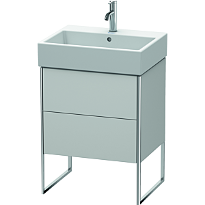 Duravit XSquare Waschtisch-Unterschrank XS447303939 58,4x49,1x46cm, 2 Auszüge, Nordic weiß seidenmatt