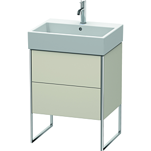 Duravit XSquare Waschtisch-Unterschrank XS447309191 58,4x49,1x46cm, 2 Auszüge, Taupe