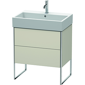 Duravit XSquare Waschtisch-Unterschrank XS447409191 68,4x49,1x46cm, 2 Auszüge, Taupe