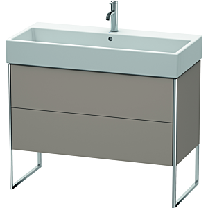 Duravit XSquare Waschtisch-Unterschrank XS447604343 98,4x49,1x46cm, 2 Auszüge, Basalt matt