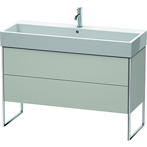 Duravit XSquare Waschtisch-Unterschrank XS447700707 118,4x49,1x46cm, 2 Auszüge, Betongrau matt