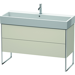 Duravit XSquare Waschtisch-Unterschrank XS447709191 118,4x49,1x46cm, 2 Auszüge, Taupe