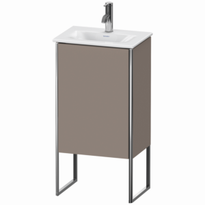 Duravit XSquare Waschtisch-Unterschrank XS4520L4343 43x84x30,8cm, Anschlag links, Basalt matt, 1 Tür