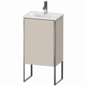 Duravit XSquare Waschtisch-Unterschrank XS4520L9191 43x84x30,8cm, Anschlag links, Taupe, 1 Tür