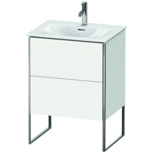 Duravit XSquare Waschtisch-Unterschrank XS452201818 61x84x47,8cm, weiß matt, 2 Auszüge
