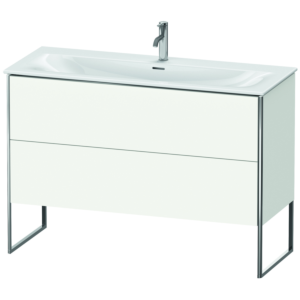 Duravit XSquare Waschtisch-Unterschrank XS452603636 121x84x47,8cm, weiß seidenmatt, 2 Auszüge