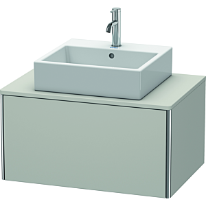 Duravit XSquare Waschtisch-Unterschrank XS490000707 80x40x54,8cm, 1 Auszug, Betongrau matt