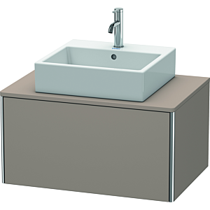 Duravit XSquare Duravit XS490004343 80x40x54.8cm, 2000 coulissant, basalte mat