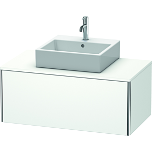 Duravit XSquare XS490101818 100x40x54.8cm, 2000 coulissant, blanc mat