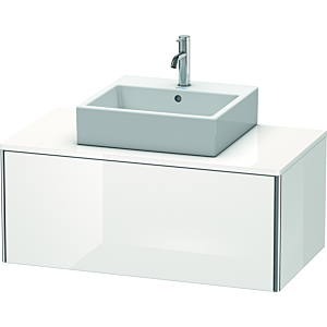 Duravit XSquare Waschtisch-Unterschrank XS490102222 100x40x54,8cm, 1 Auszug, weiß hochglanz