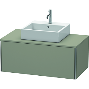 Duravit XSquare Waschtisch-Unterschrank XS490109292 100x40x54,8cm, 1 Auszug, Steingrau seidenmatt