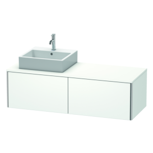 Duravit XSquare Duravit XSquare XS4903L1818 140x40x54.8cm, 2 pull-outs, left, matt white