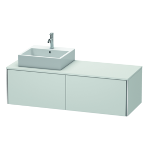 Duravit XSquare Duravit XSquare XS4903L3636 140x40x54.8cm, 2 pull-outs, left, white silk matt