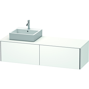 Duravit XSquare Duravit XS4904L1818 160x40x54.8cm, 2 coulissants, gauche, blanc mat