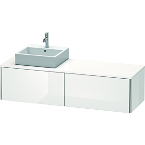 Duravit XSquare Duravit XSquare XS4904L2222 160x40x54.8cm, 2 pull-outs, left, white high gloss