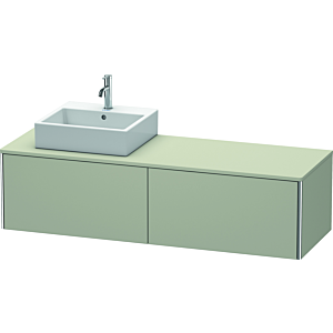 Duravit XSquare Duravit XSquare XS4904L6060 160x40x54.8cm, 2 pull-outs, left, Taupe silk matt