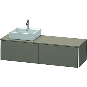 Duravit XSquare Duravit XSquare XS4904L9090 160x40x54.8cm, 2 pull-outs, left, flannel gray silk matt
