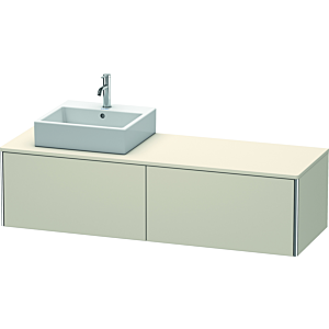 Duravit XSquare Duravit XSquare XS4904L9191 160x40x54.8cm, 2 pull-outs, left, Taupe