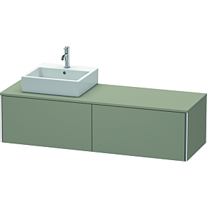 Duravit XSquare Duravit XSquare XS4904L9292 160x40x54.8cm, 2 pull-outs, left, stone gray silk matt