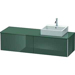 Duravit XSquare Waschtisch-Unterschrank XS4904R3838 160x40x54,8cm, Auszüge, rechts, Dolomiti Grey hochglanz