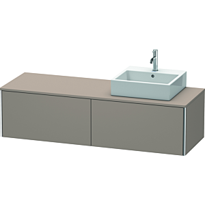 Duravit XSquare Duravit XSquare XS4904R4343 160x40x54.8cm, pull-outs, right, matt basalt