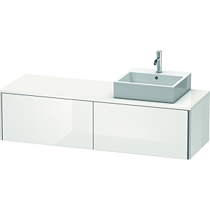 Duravit XSquare Duravit XS4904R8585 160x40x54.8cm, coulissant, droit, blanc brillant