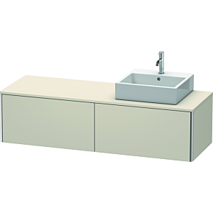 Duravit XSquare Duravit XS4904R9191 160x40x54.8cm, coulissant, droite, Taupe