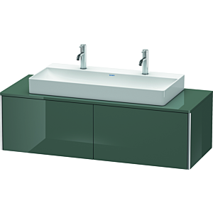 Duravit XSquare Waschtisch-Unterschrank XS4905M3838 140x40x54,8cm, 2 Auszüge, Dolomiti Grey hochglanz