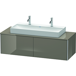 Duravit XSquare Duravit XS4905M8989 140x40x54.8cm, 2 coulissants, gris flanelle brillant