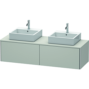 Duravit XSquare Duravit XSquare XS4907B0707 160x40x54.8cm, 2 pull-outs, both sides, matt concrete gray
