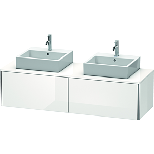 Duravit XSquare Duravit XS4907B2222 160x40x54.8cm, 2 coulissants, des deux côtés, blanc brillant