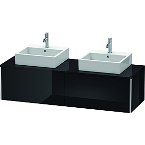 Duravit XSquare Duravit XSquare XS4907B4040 160x40x54.8cm, 2 pull-outs, both sides, black high gloss