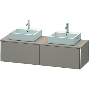 Duravit XSquare Duravit XSquare XS4907B4343 160x40x54.8cm, 2 pull-outs, both sides, matt basalt