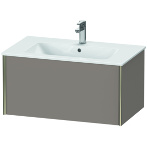 Duravit XViu vanity unit XV40260B143 81 x 40 x 48 cm, basalt matt, 2000 pull-out, wall-hung, champagne matt