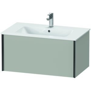 XViu Duravit vasque XV40260B207 81 x 40 x 48 cm, gris béton mat, 2000 , suspendu, noir mat