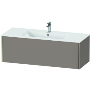 XViu Duravit vasque XV40280B143 121 x 40 x 48 cm, basalte mat, 2000 , suspendu, champagne mat
