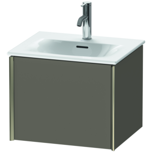 Duravit XViu Waschtisch-Unterschrank XV40310B190 51x42x39,7cm, 1 Auszug, champagner matt, flannel grey seidenmatt