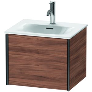 XViu Duravit vasque XV40310B279 51x42x39,7cm, 2000 , noir mat, noyer naturel