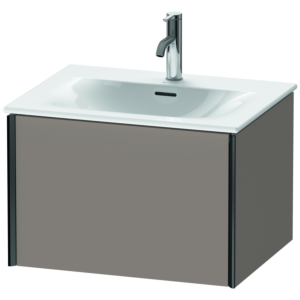 Duravit XViu vanity unit XV40320B243 61 x 39.7 x 48 cm, basalt matt, 2000 pull-out, black matt