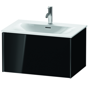 XViu Duravit vasque XV40330B240 71 x 39,7 x 48 cm, noir brillant, 2000 , noir mat