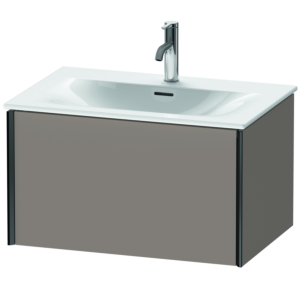 Duravit XViu Waschtisch-Unterschrank XV40330B243 71 x 39,7 x 48 cm, basalt matt, 1 Auszug, schwarz matt