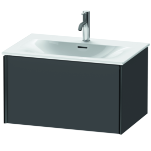 Duravit XViu Waschtisch-Unterschrank XV40330B249 71 x 39,7 x 48 cm, graphit matt, 1 Auszug, schwarz matt