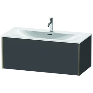 Duravit XViu vanity unit XV40350B149 101 x 39.7 x 48 cm, graphite matt, 2000 pull-out, champagne matt