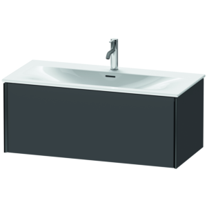 Duravit XViu vanity unit XV40350B249 101 x 39.7 x 48 cm, graphite matt, 2000 pull-out, black matt